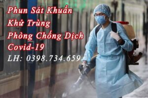 phun khử trùng phòng chống covid