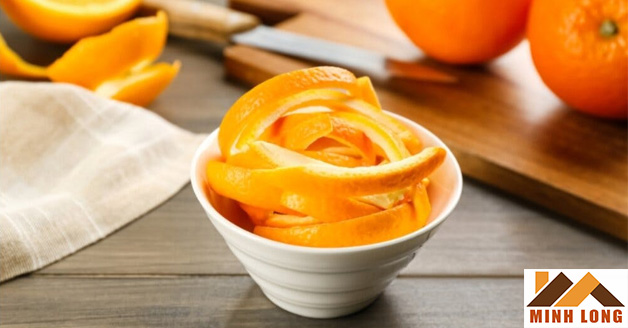 Đuổi muỗi bằng vỏ cam